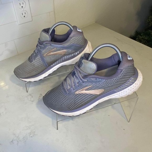 Brooks Womens Adrenaline 20 Lavender Running Shoes Size 8.5 - Picture 3 of 9